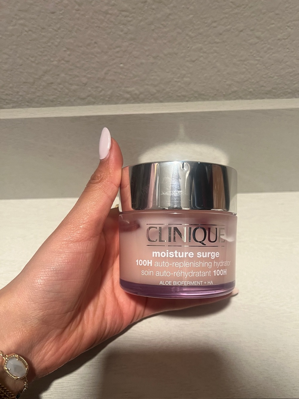 Clinique Moisture Surge Hydrator Jar - Light Pink & Silver